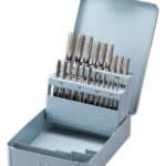 21 pcs. HSS metric hand tap set