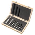 7 pcs. HSS roughing end mill set