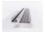 Aluminium double profile 1000 mm anodised