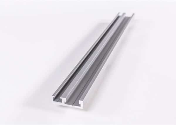 Aluminium double profile 1200 mm anodised