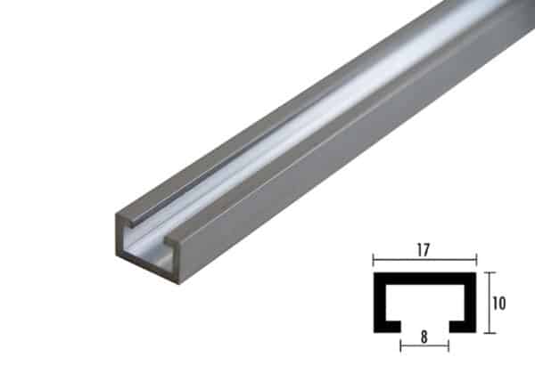 Aluminium profile rail 1000 mm