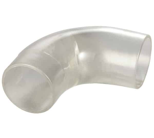 CVA250-50-106 2.5 Inch Clear Plastic 90 Degree Elbow - CLEAR ONLY