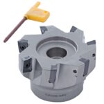 Carbide 90° indexable face milling cutter diam. 80 mm / B 27