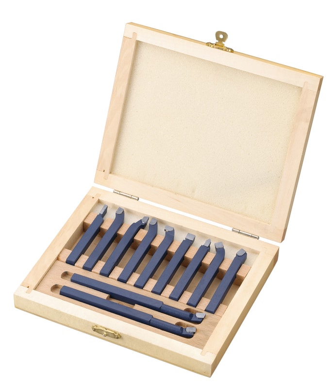 Carbide tipped tool set 8 mm, 11-pcs.