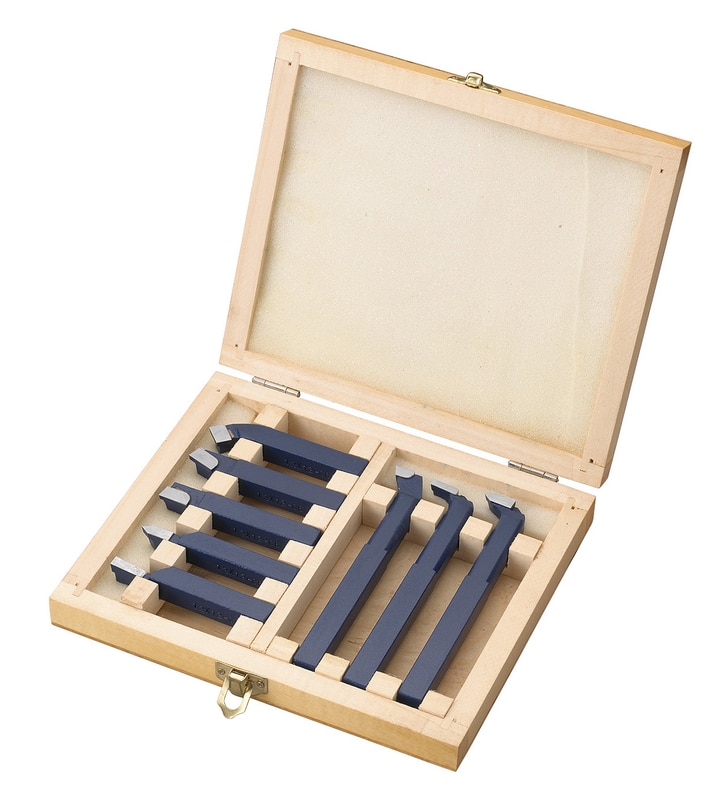 Carbide turning tool set 12 mm, 8-pcs.