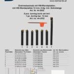 Carbide turning tool set 6-tlg., 12 mm