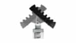 Ceiling and mounting support: 1,450 - 2,500 mm