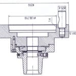 Collet fixture 5C with direct mount for Profi(-center) 700