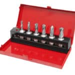 Core drill set, 6 - 13 mm, drill depth 30 mm, 6-pcs.