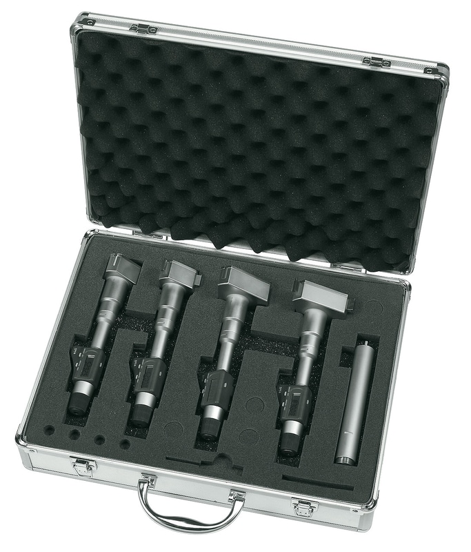 Digital 3 point inside micrometer set