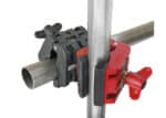 Double universal clamp with rotatable locking