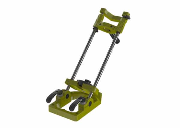 Drill stand pivotup to drilling depth 160 mm