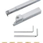 External & internal parting and grooving tool holder set, with carbide inserts, 16 mm, 2 pcs.