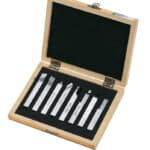 HSS-Carbide tipped tool set, 10 mm, 8-pcs.