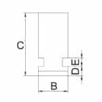 Hard inside solid jaws DIJ-DK11-100