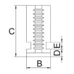 Hard outside solid jaws DOJ-DK11-100