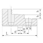 Hard reversible top jaws DTJ-DK11-125