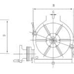 Horizontal & vertical rotary table HV 10