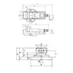 Hydraulic machine vise PHV 130