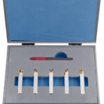 Indexable carbide turning tool set, 8 mm, 5 pcs.