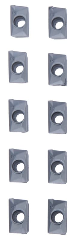 Inserts for 90° indexable face milling cutter (10 pcs.)