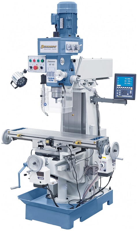 KF 60 incl. 3-axis digital readout ES-12 V and automatic table feed in x/y-axis