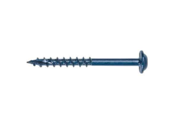 Kreg Pocket-Hole Screws 32 mm, Blue-Kote, Maxi-Loc, Coarse Thread, 1200 piece