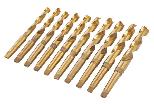 Metric size taper shank drills MT 2, 10 pcs. - 14,5-23 mm, set A