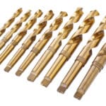 Metric size taper shank drills set B