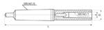 Morse taper extension socket MT 2 / 2