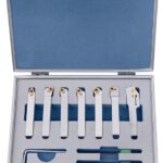 Multipurpose indexable carbide turning tool set, 10 mm, set M