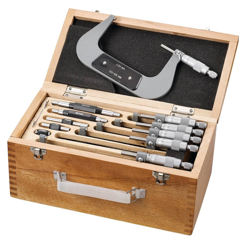 Outside micrometer set