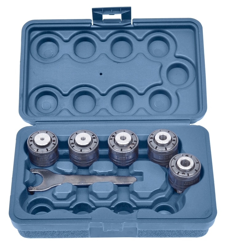 Quick change chuck set M3 - M10 f. TM 10 E