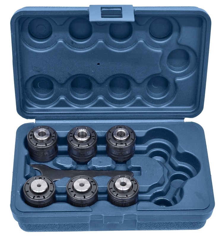 Quick change chuck set M3 - M12 f. TM 12 P / TM 12 E