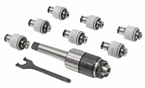 Quick change drilling and tapping chuck set MT 3 / M3 - M12