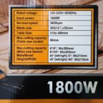 Φαλτσοπρίονο Radial 2 Εργασιών με Laser 1800W