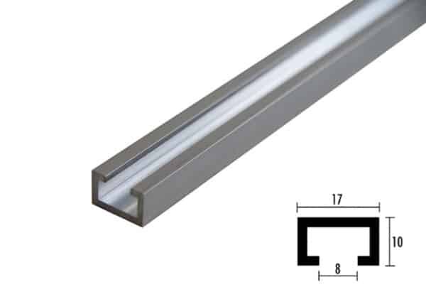 Sauter profile rail anodised - 1000 mm