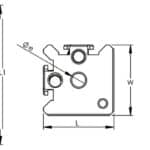 Schnellwechsel-Stahlhalter Modell Bernardo Gr. 30