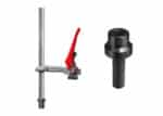 Set clamping element fixed with lever handle + adapter 3/4"