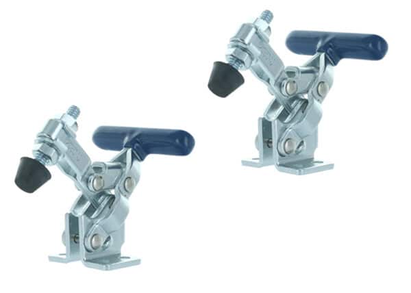 Set of 2 Sauter vertical clamps with T-handle