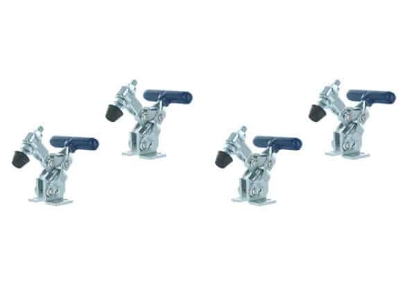 Set of 4 Sauter vertical clamps with T-handle