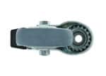 Swivel castor with brake D75 x 100