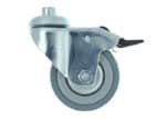 Swivel castor with brake D75 x 100