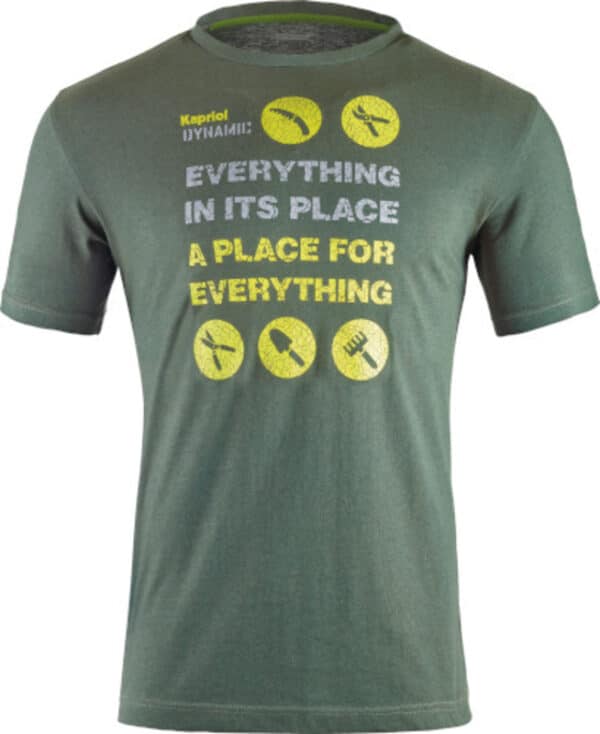 T-shirts κόκκινα "Everything in it's placeA place for everything"