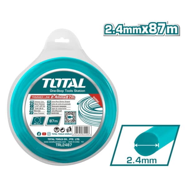 TOTAL ΜΕΣΙΝΕΖΑ ΣΤΡΟΓΓΥΛΗ 2.4mm - 87m (TRL2487)