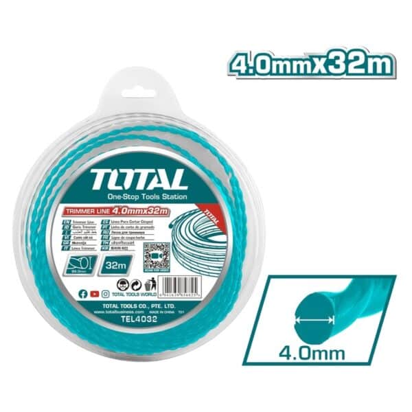 TOTAL ΜΕΣΙΝΕΖΑ ΕΛΙΚΟΕΙΔΗΣ 4mm - 32m (TEL4032)