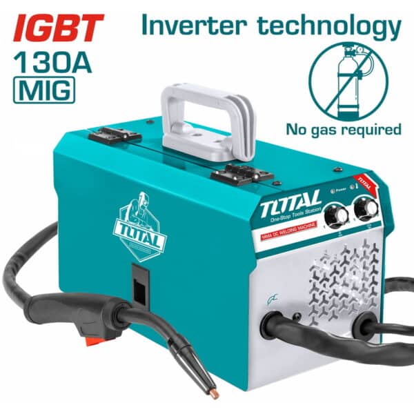 TOTAL ΗΛΕΚΤΡΟΚΟΛΛΗΣΗ INVERTER FCAW 230V / 130A ΧΩΡΙΣ ΑΕΡΙΟ (TFC1301)