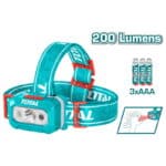 TOTAL ΕΠΑΓΓΕΛΜΑΤΙΚΟΣ ΦΑΚΟΣ ΚΕΦΑΛΗΣ LED 100-200 Lumens (THL013AAA6)