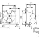 Tiltable rotary table TSK 250