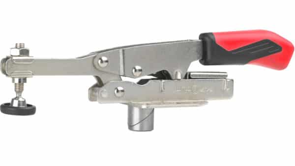 Toggle lever clamp with clamping bolt